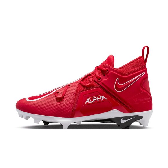 Nike Other - Men's Nike Alpha Menace Pro 3 Mid Football Cleats - Red & White - 11 - NIB